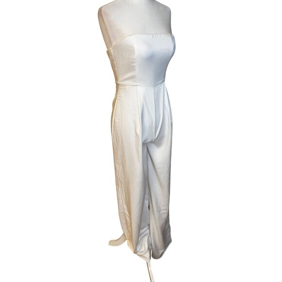 Lovers and Friends Cambri Jumpsuit in Ivory White XX-Small New Womens - Picture 7 of 9